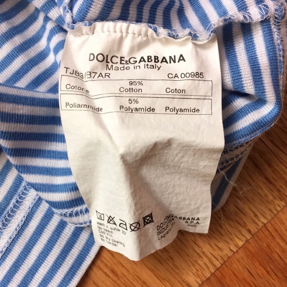 AUTHENTIC DOLCE & GABBANA Collar T-Shirt - Picture 3 of 4
